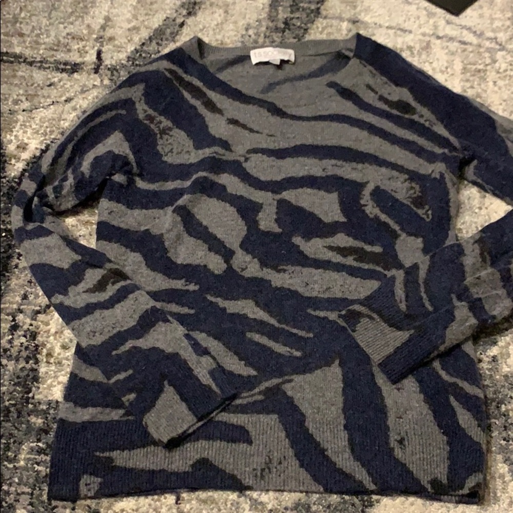 Gorgeous Zebra Cashmere sweater